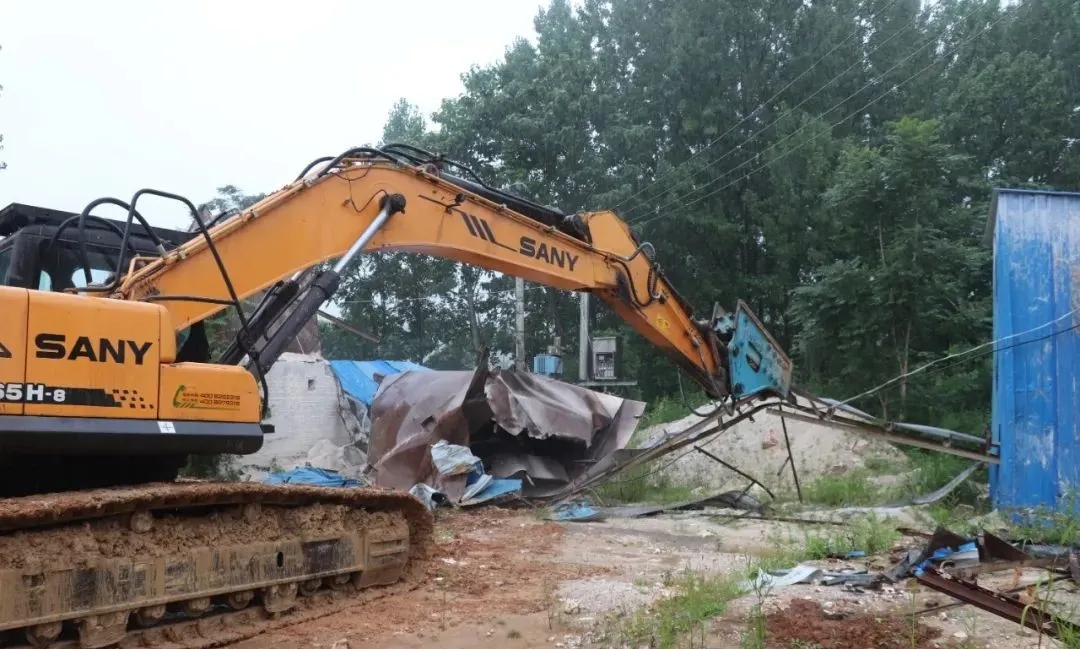 河南淅川縣上集鎮又拆2家石材廠!石材行業被中央環保嚴抓!
