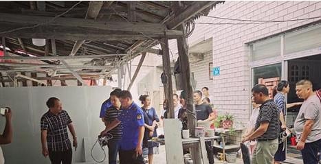 湖南常德武陵區白馬湖街道開展“散亂污”石材作坊專項整治行動