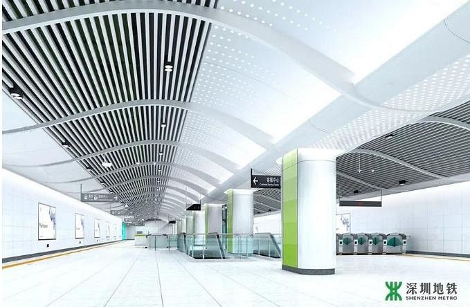 福建智造【華寶石材】助力粵港澳大灣區建設發展,祝賀深圳地鐵6號線二期正式開通!