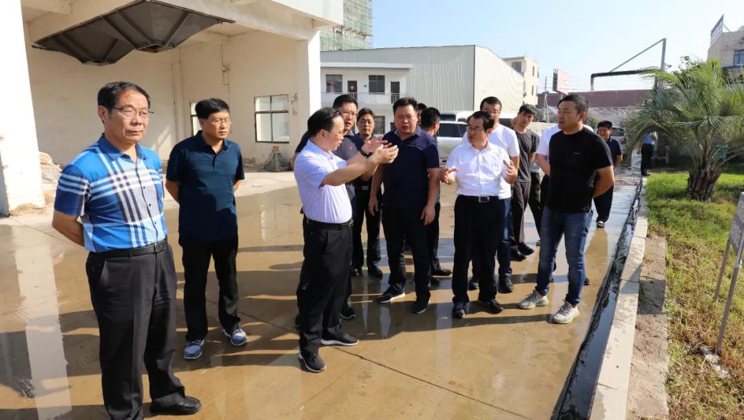 山東五蓮縣委書記馬維強一行蒞臨中部(麻城)石材產業園考察學習