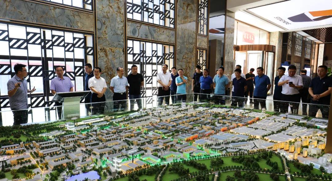 山東五蓮縣委書記馬維強一行蒞臨中部(麻城)石材產業園考察學習