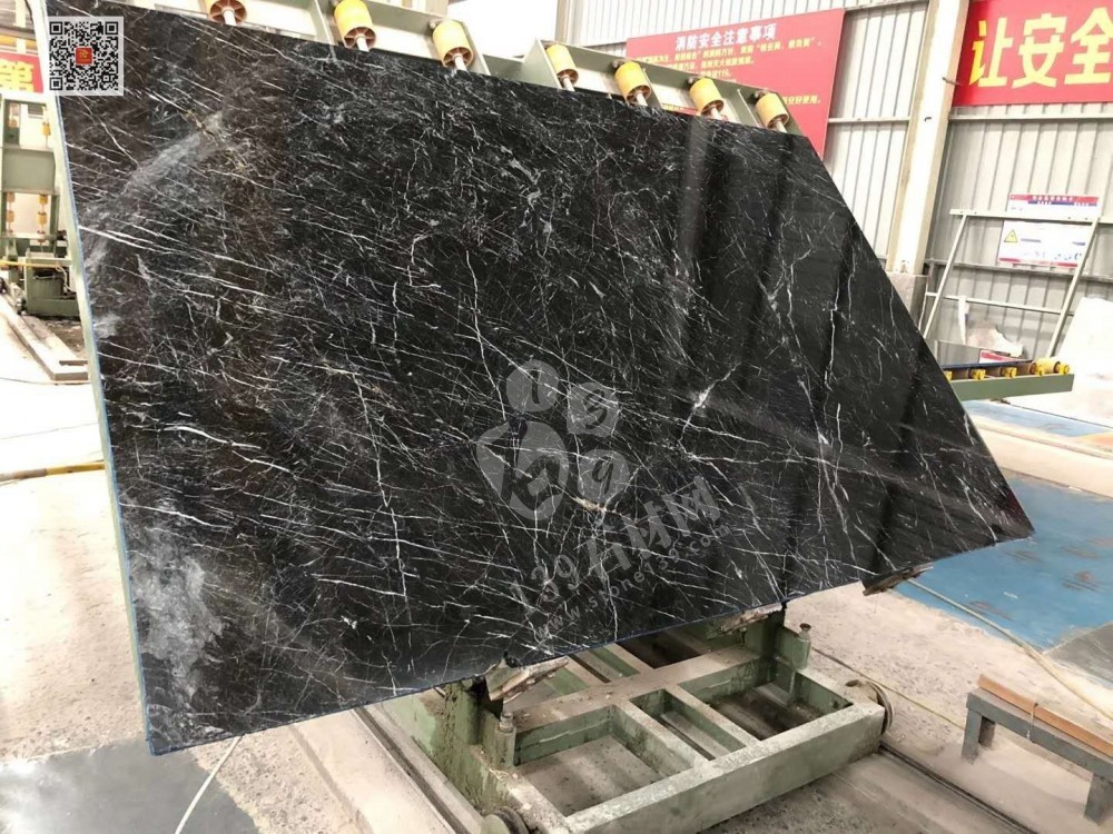 意大利黑大理石大板圖片實拍