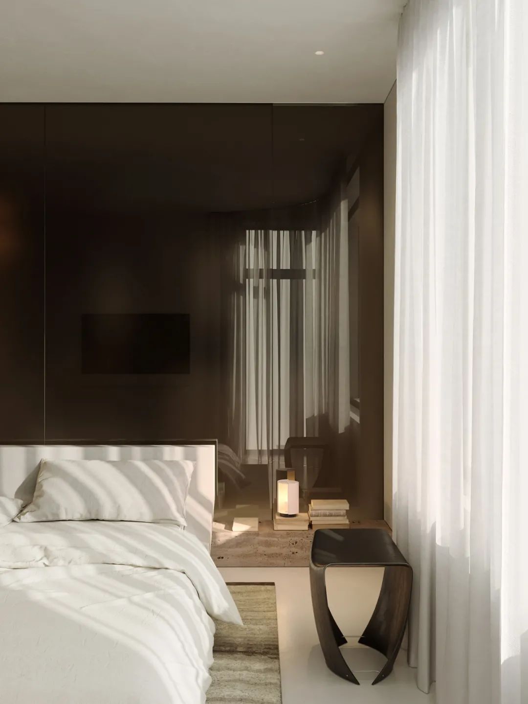 極簡設計的石材應用-面朝大海，“石”光里的低調奢華