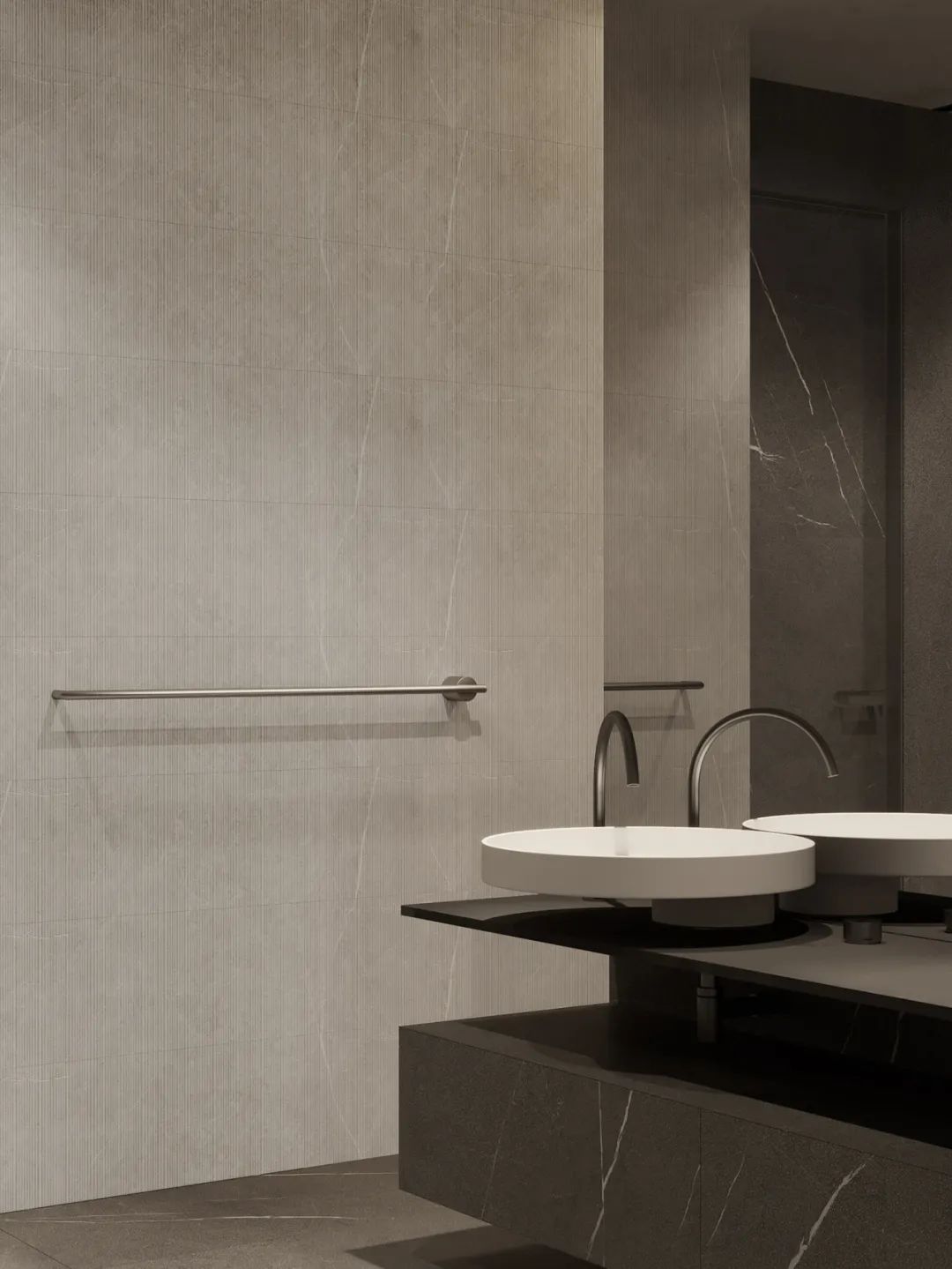 極簡設計的石材應用-面朝大海，“石”光里的低調奢華