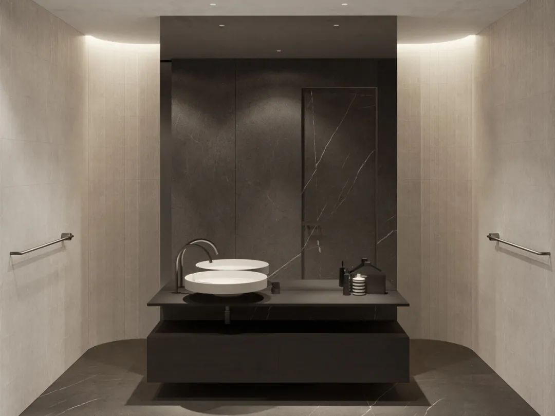 極簡設計的石材應用-面朝大海，“石”光里的低調奢華