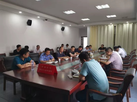 江蘇省南通市海安街道召開石材、瓷磚切割加工行業專項整治推進會