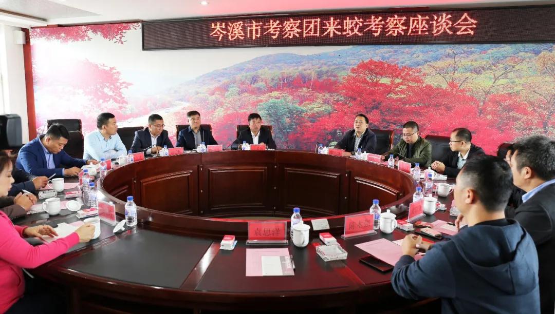 廣西岑溪市委書記羅偉雄一行蒞臨中國北部(蛟河)石材循環經濟產業園考察