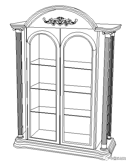 石材小小一張立面圖,生產加工少不了