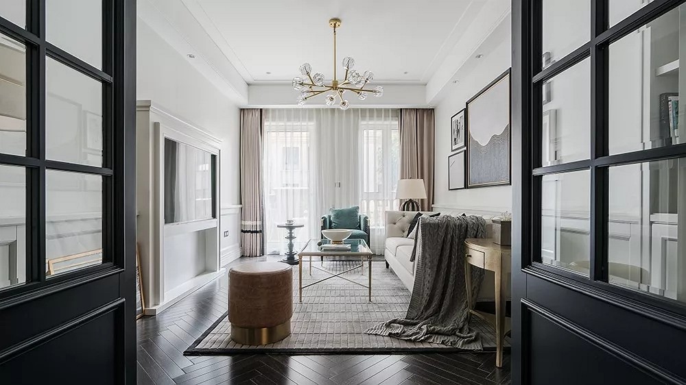 黑白大理石+金屬線，精致優雅的完美搭配