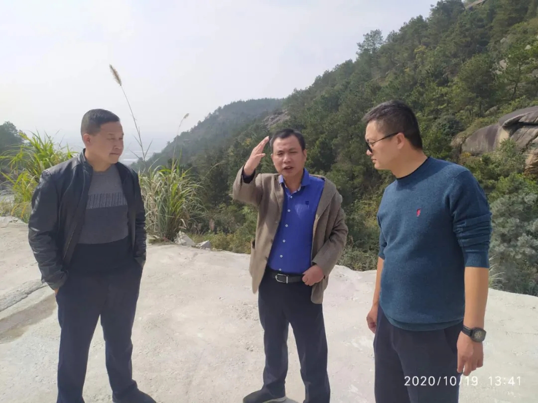 黃岡市生態環境局副局長帶隊到麻城市調研督辦石材產業環境問題整治
