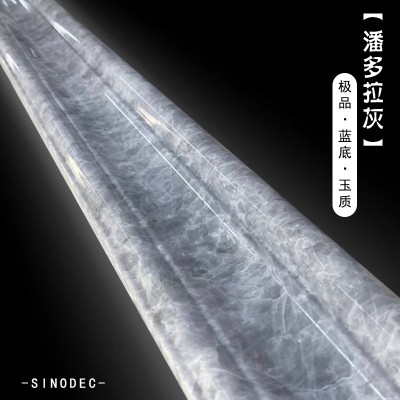 潘多拉灰大理石進口灰色大理石淺藍底灰色石材