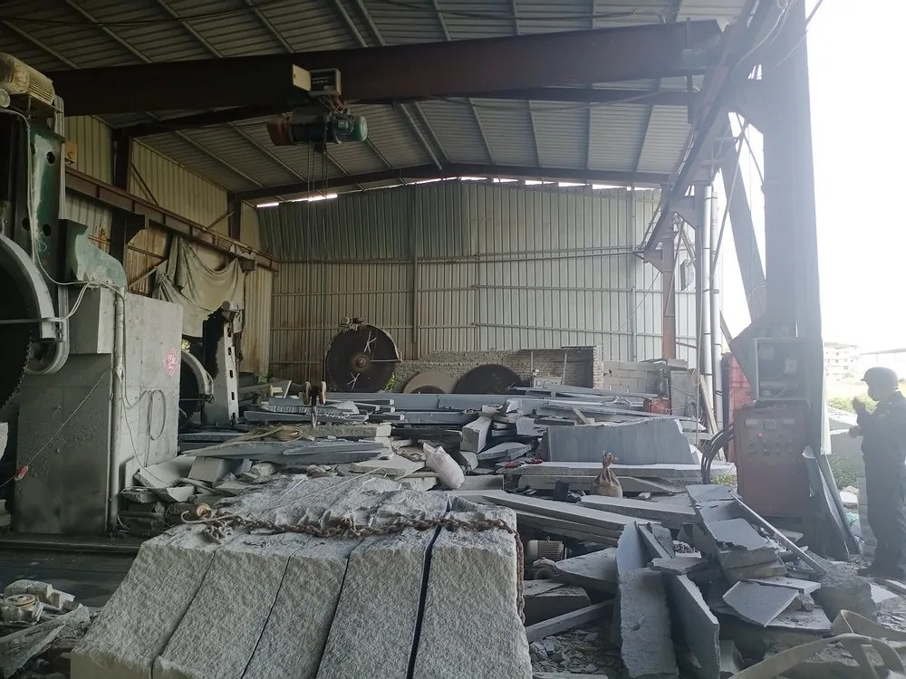 泉州界山鎮對石材(石雕)加工行業進行整治