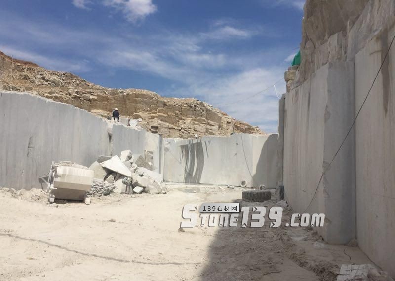 日升礦業白金瑪(蒙古白麻)來自草原大漠的芝麻白花崗巖