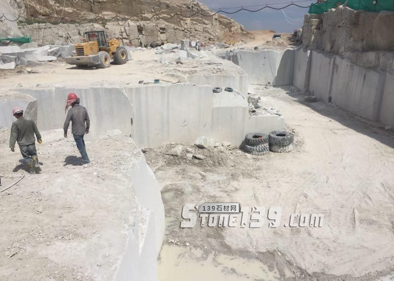 日升礦業白金瑪(蒙古白麻)來自草原大漠的芝麻白花崗巖