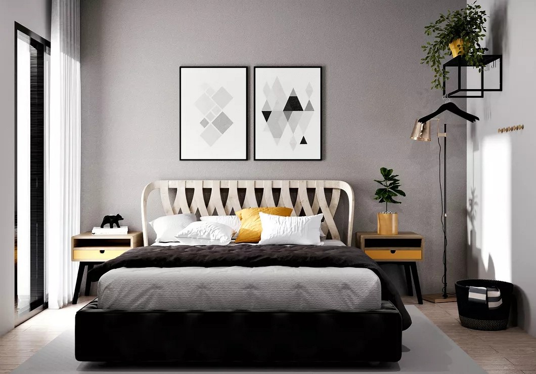 大理石高級灰搭配裝飾,橫豎都有范