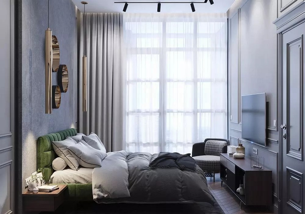 大理石高級灰搭配裝飾,橫豎都有范