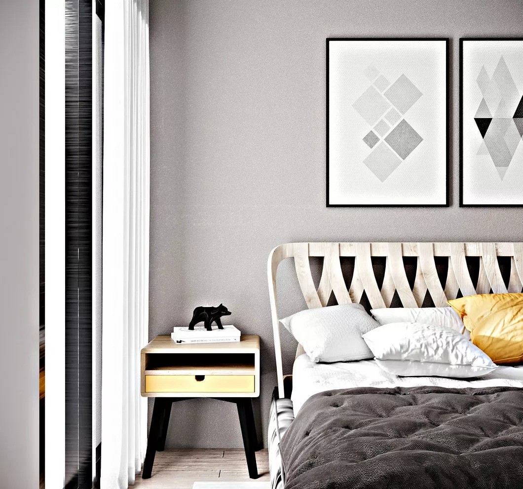 大理石高級灰搭配裝飾,橫豎都有范