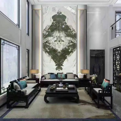 供應品一天然山水畫復式背景墻