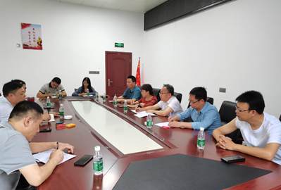 四川黑石產地興文縣工商聯走訪調研興文縣福尚石材有限公司