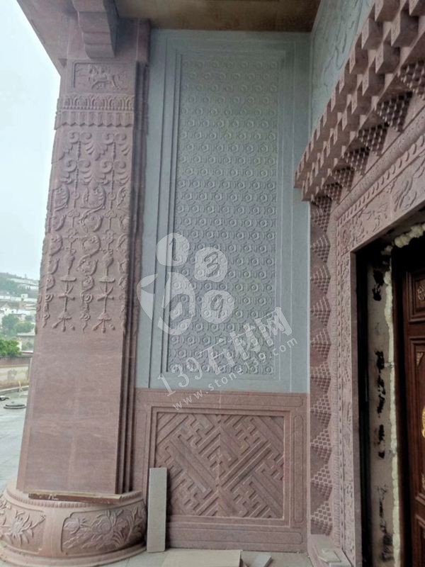 壽寧紅(福壽紅、雞血紅)石材應用案例欣賞