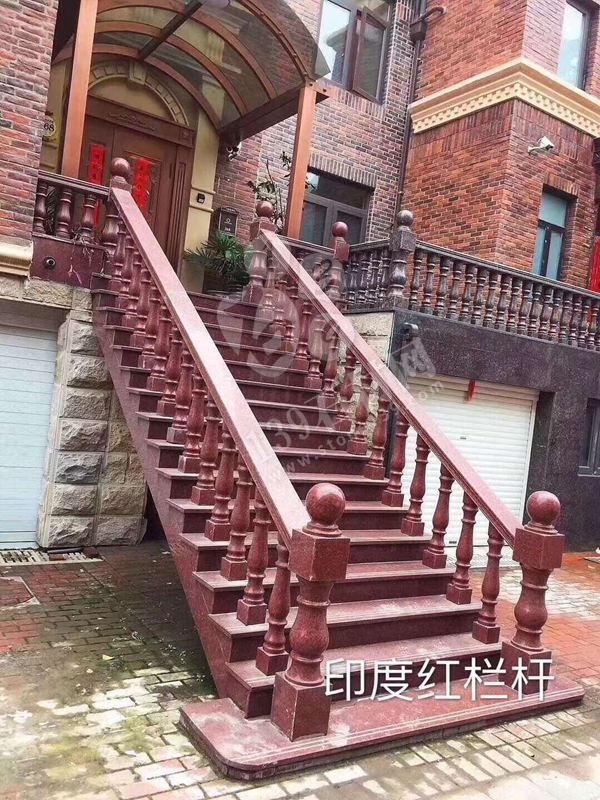 私人別墅住宅石材欄桿（花崗巖進口和國產對比）