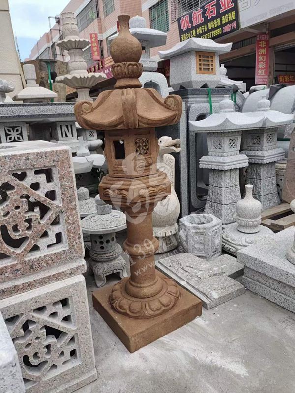 福建水頭建材市場（花崗巖）石材仿古燈塔欣賞