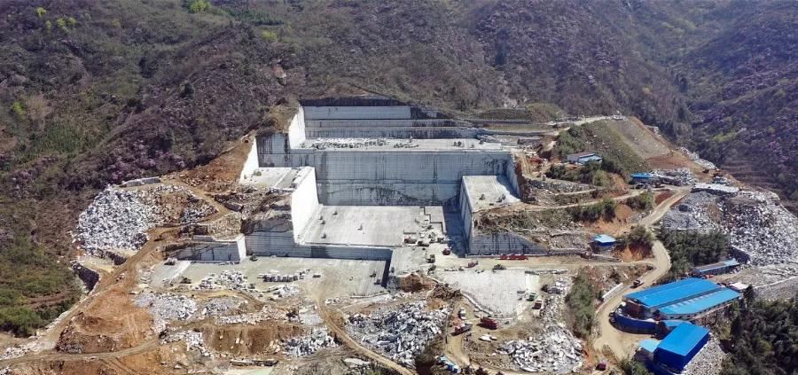 廣西桂林資源縣海浪花(浪花白)、資江灰石材鑒賞!