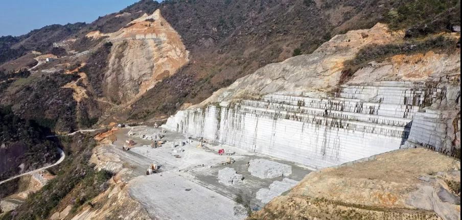 廣西桂林資源縣海浪花(浪花白)、資江灰石材鑒賞!