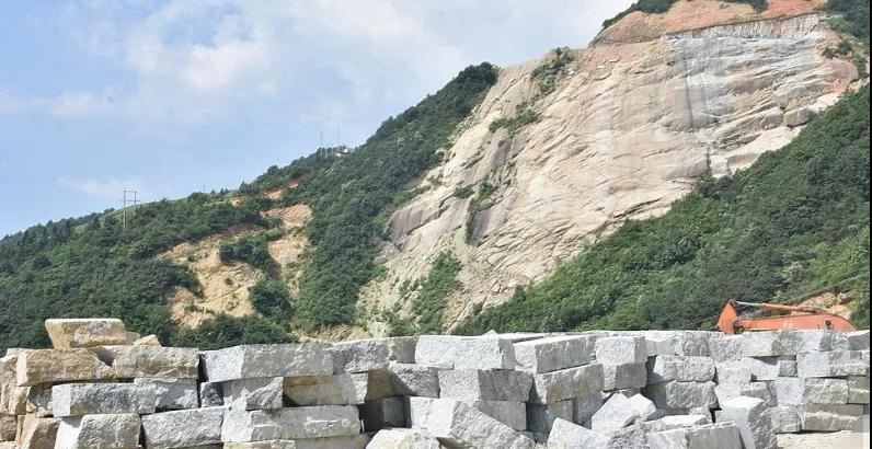 廣西桂林資源縣海浪花(浪花白)、資江灰石材鑒賞!