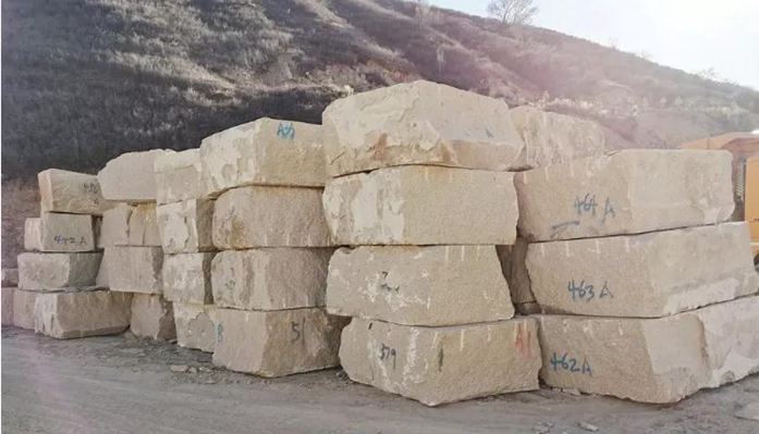 山西忻州市靜樂縣黃金麻石材產區和產品介紹