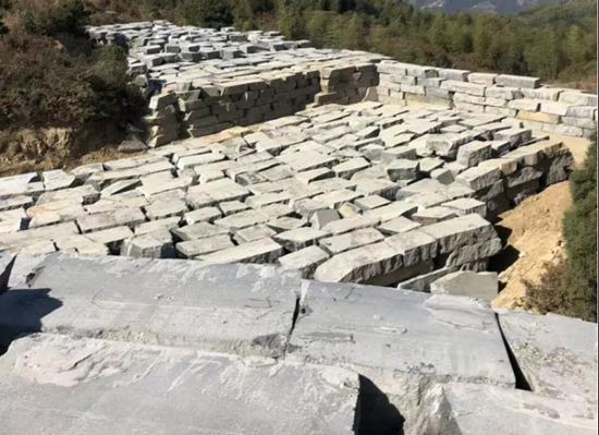 福建石材產區寧德市屏南縣花崗巖小藍寶石材"