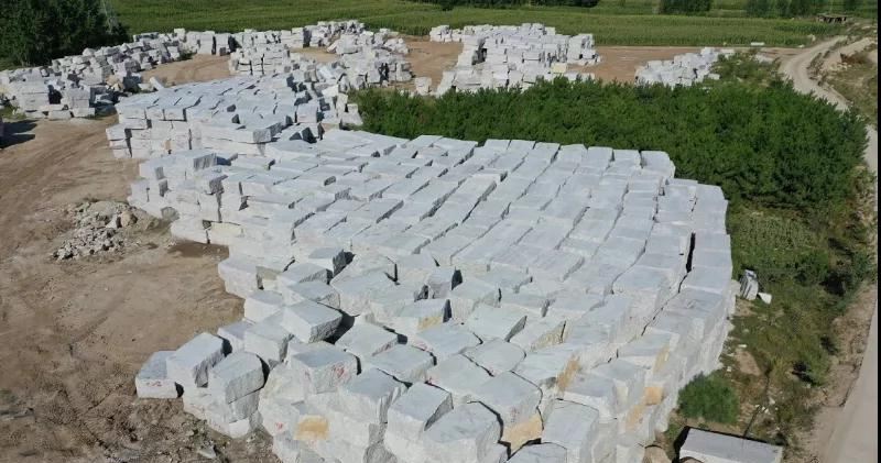 河北承德市隆化縣花崗巖礦區新品珍珠花石材