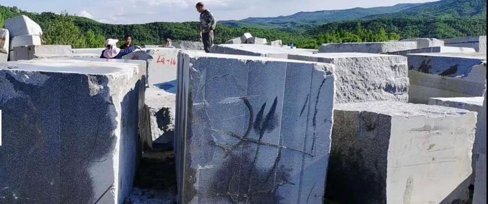 黑龍江省林口縣石材產區龍爪鎮芝麻灰花崗巖及礦山欣賞!