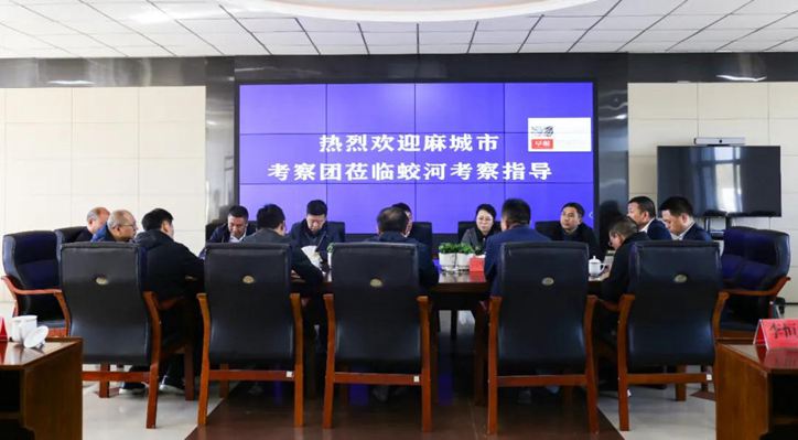 考察幾大知名花崗巖產區,把中部(麻城)石材產業園建成中國臨礦產業集群標桿園區達成共識