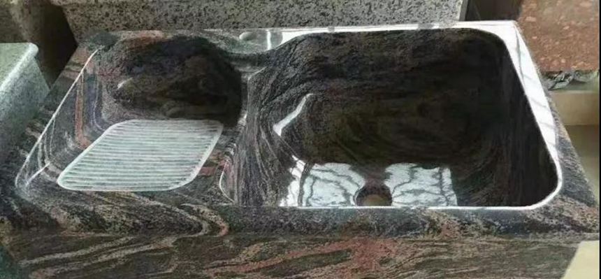 國產進口石材之幻彩紅(加州紅龍)石材欣賞!