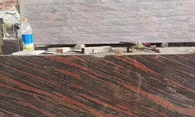 國產進口石材之幻彩紅(加州紅龍)石材欣賞!