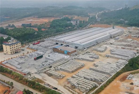 江西芝麻灰花崗巖產區萍鄉市蘆溪縣宣風鎮礦山“銀絲灰”石材欣賞