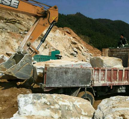 江西省宜春市石材產區袁州區珍珠白石材礦山及應用欣賞!