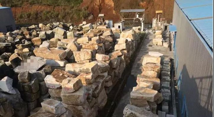 江西省宜春市石材產區袁州區珍珠白石材礦山及應用欣賞!