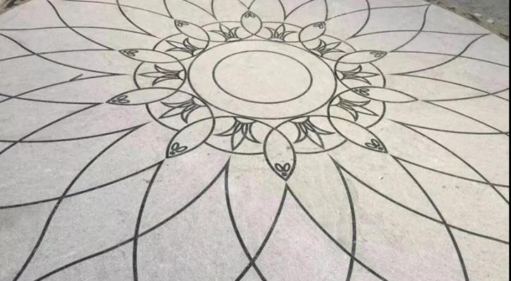 江西省宜春市石材產區袁州區珍珠白石材礦山及應用欣賞!