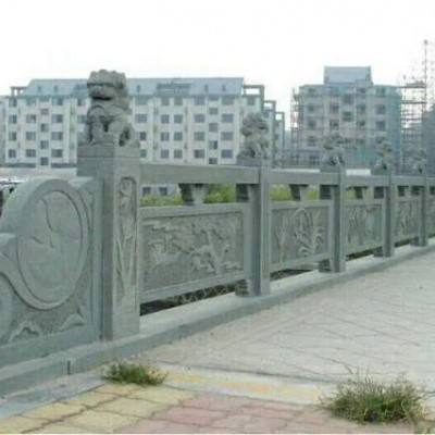 青石欄桿，石雕欄桿，石欄板，橋欄板