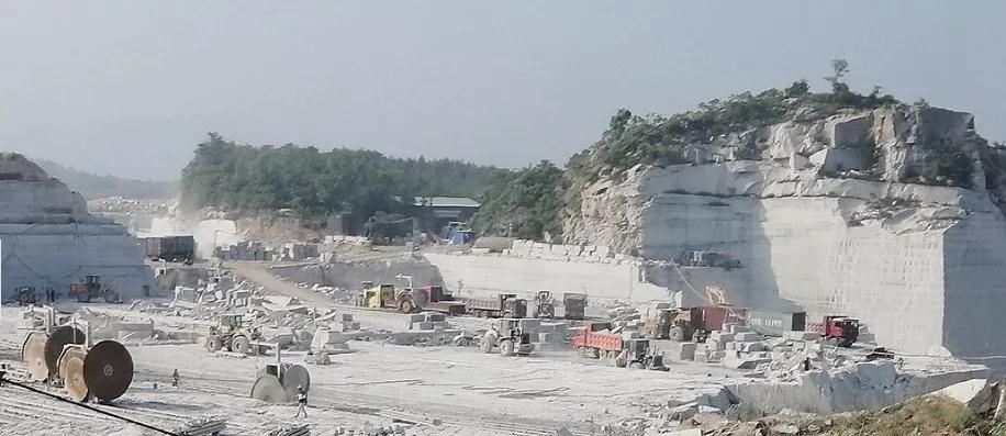 遼寧省莊河市太平嶺鄉(xiāng)青林村花崗巖:芝麻白G603石材欣賞