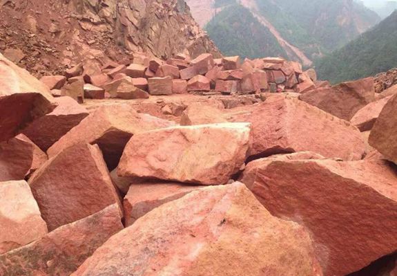 四川雅安滎經(jīng)縣石材產(chǎn)品中國(guó)紅、滎經(jīng)紅、雅蒙黑石材