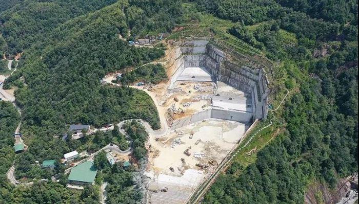 福建省三明市建寧縣均口鎮石材產區藍寶石(珍珠蘭)石材及礦山欣賞!