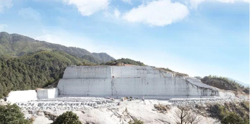 福建省三明市建寧縣均口鎮石材產區藍寶石(珍珠蘭)石材及礦山欣賞!