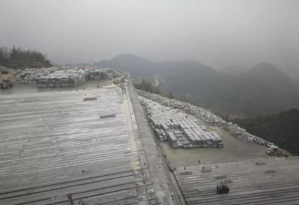 福建省三明市建寧縣均口鎮石材產區藍寶石(珍珠蘭)石材及礦山欣賞!