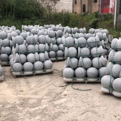 湖南芝麻灰石材加工 衡陽(yáng)芝麻灰圓球加工