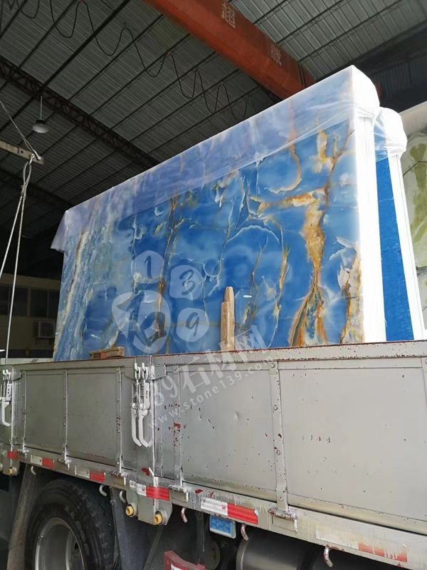 藍玉大理石大板圖片