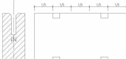 墻面干掛中的石材板材開(kāi)槽規(guī)范 石材干掛開(kāi)槽規(guī)范