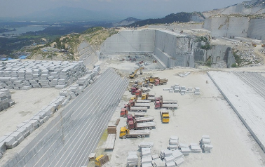 帶您認識和了解河南泌陽芝麻灰花崗巖,附產品和礦山欣賞 河南芝麻灰花崗巖